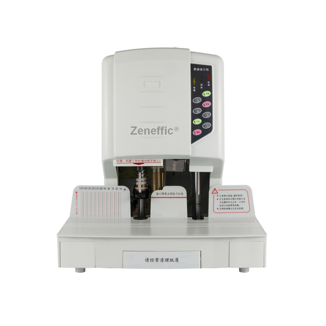 Máquina de encadernação Zeneffic TR-50B 2 em 2 tubos, encadernadora de 500 folhas