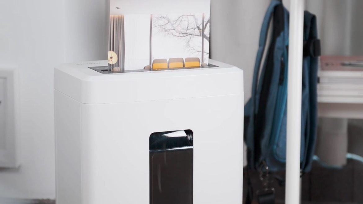Shredder cruzado zeneficial para o escritório em casa | P4 Nível de segurança | Operação Ultra-Quiet