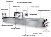 Máquina automática de embalagem a vácuo de filme extensível DZDL-520-572