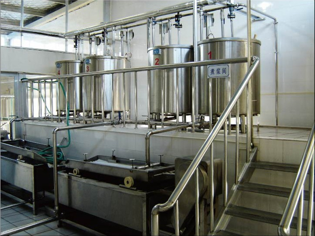 Chaleira de cozinha aberta (ZJG-600) - Tamanho personalizável para produção de leite de soja