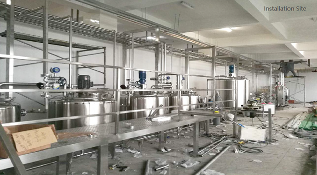 Chaleira de cozinha aberta (ZJG-600) - Tamanho personalizável para produção de leite de soja