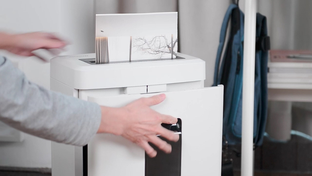 Shredder cruzado zeneficial para o escritório em casa | P4 Nível de segurança | Operação Ultra-Quiet